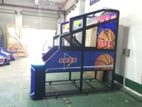 Machine de tir en salle pliable, machine de basket-ball à pièces, jeu d'arcade de basket-ball