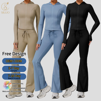 Femmes entraînement sport costume taille haute Gym Fitness respirant jupe Yoga veste ample jambe large pantalon entraînement exercice Yoga ensembles
