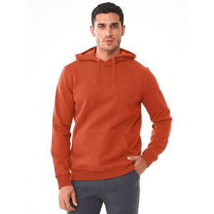 <b>Orange</b> Men's <b>Hoodies</b> High Quality 100% Cotton Custom Private Logo Streetwear for Winter Plain Dyed Technics - Product Image 1