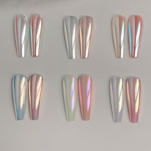 Collection de vernis à ongles AILANUO série poudre de lune en soie 6 couleurs 15 ml, dissolvant sans TPO ni HEMA, OEM ODM - Product Image 2