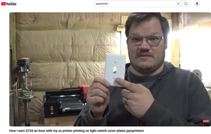 Ohio jaysprinter เครื่องพิมพ์อิงค์เจ็ทยูวี DTF สองหัว ZZ1S มีสินค้าในสต็อกในสหรัฐอเมริกาสำหรับสวิตช์ไฟฝาครอบเครื่องพิมพ์ขนาดเล็ก - Product Image 2