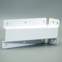 Support de volet en métal blanc de qualité supérieure, fixations de qualité industrielle pour volets de fenêtre, installation facile, usage hôtelier
