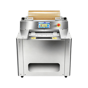 Cling Film Wrapping Machine for Fruit Vegetable Tray <b>Packaging</b> with Heating Cutter and Film Holder - Product Image 6