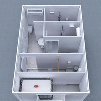 Excellente qualité Petite Maison Maison Mobile Maison Flat Pack Maison Préfabriquée Conteneur de vie Maison