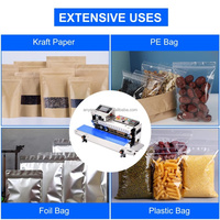 Machine de scellage jet d'encre intelligente continue FR1600 pour sacs en plastique et en aluminium – Équipement de codage commercial essentiel