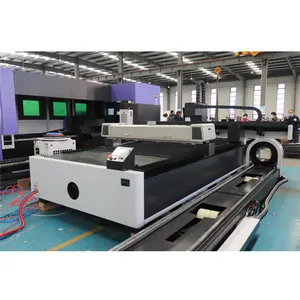 1000W 2000W 3000W Watt laser Cutter CNC Tube métallique tuyau et plaque feuille AccTek Laser Machine de découpe