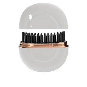 Negative Ion Cordless Ceramic <strong>Hair</strong> Straightening Comb Beard Comb Portable Wireless Rechargeable <strong>Mini</strong> <strong>Hair</strong> <strong>Straightener</strong> Brush - Product Image 1