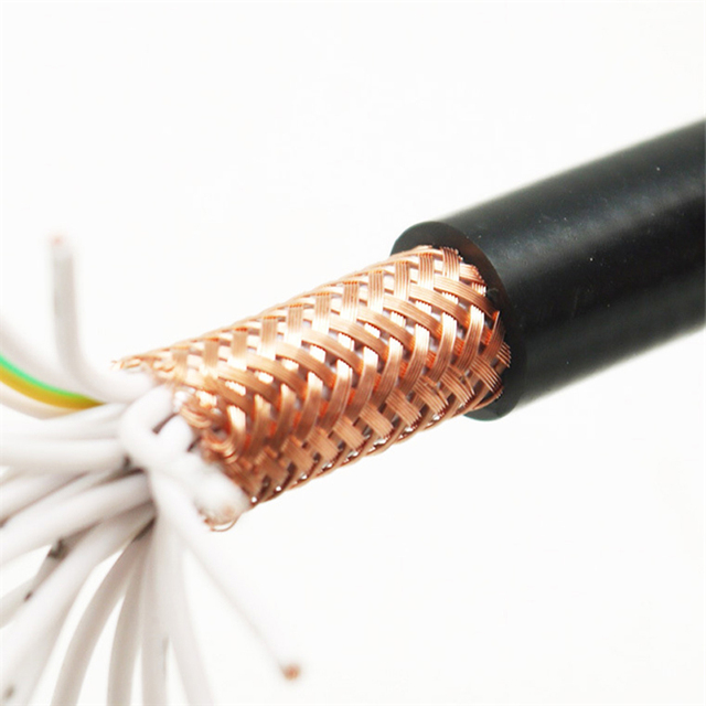 Fire Resistant LSZH RYYP Foil+Braid Shielded PE Insulation Control Cable Customized Copper Multicore Flexible Signal Wire Cable