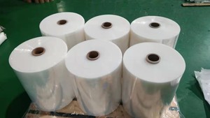 Industrial Pallet Hand Wrapping Film Wholesale Blue Black PE Stretch Film for <b>Logistics</b> Packing Jumbo Roll Type - Product Image 4