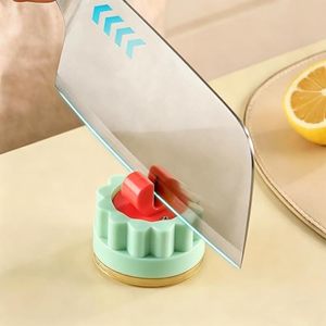 Affilacoltelli Manuale con Base a Ventosa, Strumento Portatile <span class=keywords><strong>per</strong></span> Affilare Coltelli da Cucina, Forbici, Attrezzi da Campeggio, Compatto - Product Image 3
