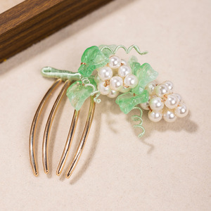 Accesorios para el cabello de estilo antiguo, Hanfu, estilo de corte, estilo Tang, elegante, versátil, peineta sencilla, horquilla en forma de U, súper elegante. - Product Image 1