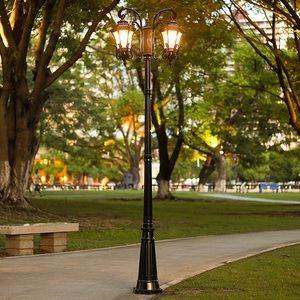 6 7 8 9 Meter Solar Street <b>Lamp</b> Pole with One Two Arm Solar Lights Outdoor Street Lighting Pole - Product Image 2