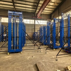 Mới 2-10m có thể gập lại giàn giáo thép Nâng Nền tảng tải trọng 500kg cho kho Xây Dựng Công nghiệp ngoài trời - Product Image 5