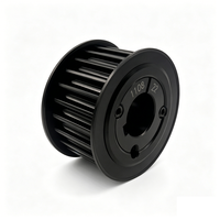 Pulley Timing Kustom HTD 8M 30T 22mm, Pulley Belt Timing Lebar, Pulley Synchronous Drive Torsi Tinggi 1008 Taper Bush S45C