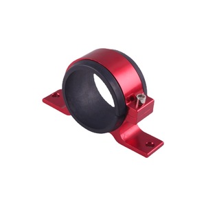 Fuel Pump Mounting <b>Bracket</b> 58mm Aluminum Alloy For Retrofit Upgrade Red - Product Image 2