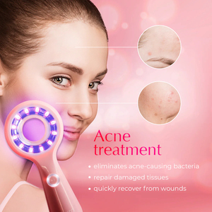 Dispositivo de Belleza Facial LED <span class=keywords><strong>Aduro</strong></span> HD-03, Terapia de Luz Roja Triple LED, Anti-Acné, Anti-Arrugas, 1 Año de Garantía, Superventas - Product Image 3