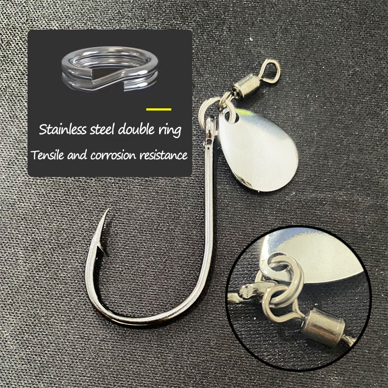 circular rotating fish hooks Owner Tournament Mutu Light Circle enhancing its natural presentation and reducing line twist Nautilus Circle with Solid Ring