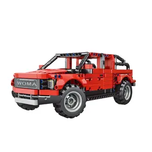 Modern Ford Vehicle Brick Set Gifts kids Toy Ford F150 Pull Back Toy Mould King Car Stem Advanced Technology Build Block