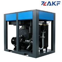Kompresor Udara Sekrup Rotary Industri ZAKF 90KW 120HP IP55 Kecepatan Tetap Tugas Berat Hemat Energi untuk Pabrik