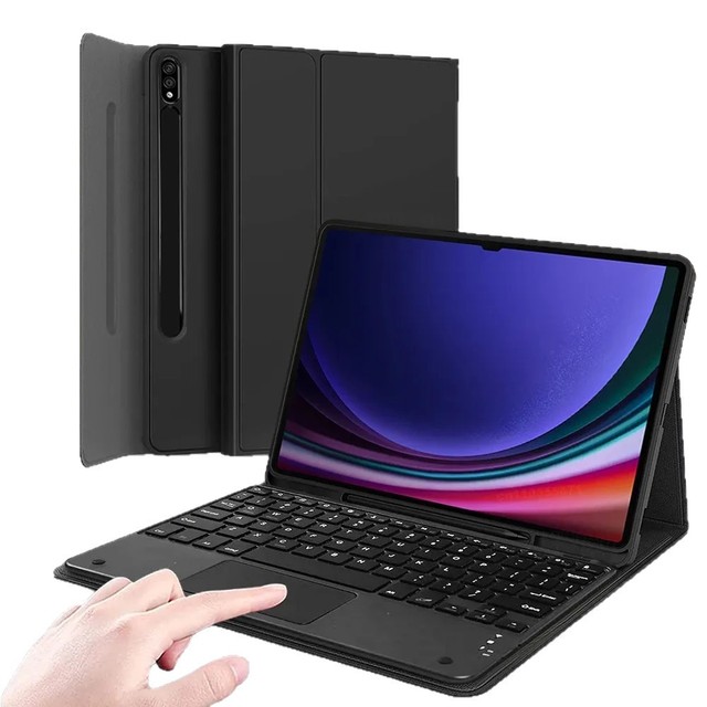 Magnetic Wireless Keyboard Case with Touchpad for Samsung Galaxy Tab S10 FE/S9 FE 10.9"/S9 11" SM-X710 X716B SM-X510 SM-X516