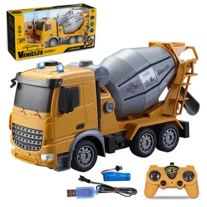 Venta al por mayor 1:24 2,4G Vehículo de Radiocontrol Niños Rc Coche Juguetes Control Remoto Mezcla Ingeniería Camión Juguete