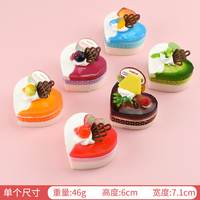 Simulation artificielle de faux aliments PU beignet gâteau modèle de pain boulangerie affichage décor gâteau