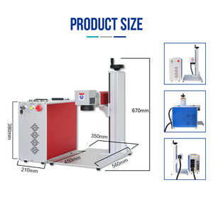 Machine de gravure de marquage laser de carton de silicium 30W en ligne Dioxyde 200 High Necklace Cloth 4X8 - Product Image 6