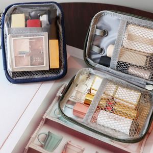 Trousse de Toilette de Voyage Compacte en Polyester avec Fermeture Éclair, Sac Cosmétique Durable pour Cadeaux - Product Image 2