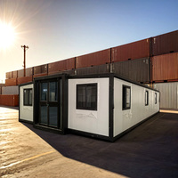 Maisons conteneurs modulaires 10ft 20ft 40ft, démontables et portables, avec conception respirante pour jardins, chambres et espaces de vie
