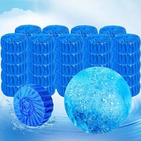 Pembersih Kloset Berkualitas Tinggi, Blok Pengharum Toilet Otomatis, Tablet Kloset, Blok Biru