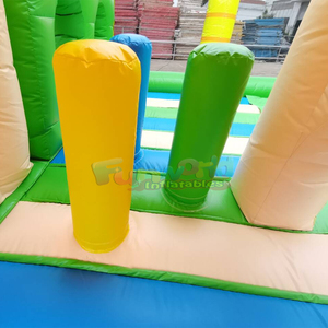 Commercial grade safari <b>bounce</b> house combo bouncer toboggan gonflable giant inflatable jungle bouncy <b>castle</b> slide - Product Image 6