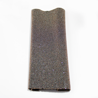 Tissu en strass thermocollant personnalisé en usine, avec appliques créatives scintillantes en cristal et feuilles adhésives brillantes