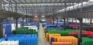 Euro <span class=keywords><strong>Pallet</strong></span> de polietileno de alta densidad (HDPE) con una sola cara y tres corredores Entrada de 4 vías para un almacenamiento eficiente en estantes - Product Image 6