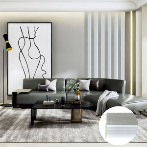 Panel de pared de PS al por mayor, Charcoal Bullfighter L Louvers, decorativo para interiores, 160 cm de ancho, rejillas de PS para pared - Product Image 6