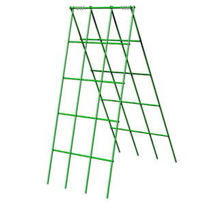 Supporto per Piante a Forma di A in Metallo per Giardino, Traliccio per Cetrioli e Ortaggi in Vaso, da Esterno, del Produttore - Product Image 6