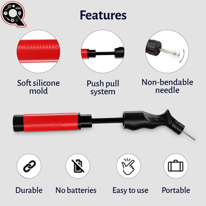 Pompa per Palloni Portatile a Doppia Azione, Mini Pompa Manuale per Calcio e Basket - Product Image 2
