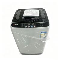 Lave-linge entièrement automatique 6 kg avec séchage à l'air puissant et lumière bleue pour usage domestique, petite taille