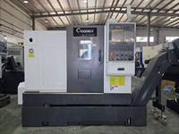 Tour à toupies CNC d'occasion GOODWAY GLS-2000L avec système FANUC, tourelle servo à 12 postes, machine de traitement des métaux