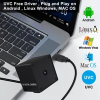 ELP 12MP Fast Autofocus Mini Box Webcam 12MP 4000x3000P Ultra HD, 4K 30fps, 1080P 60fps High Speed USB 2.0 Caméra pour ordinateur