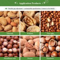 Machine électrique automatique de décorticage et de séparation pour amandes, noisettes et noix, avec un taux de décorticage élevé de 98%