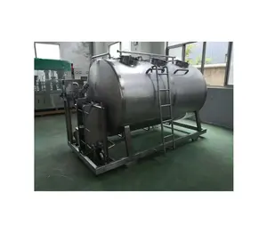 CIP cleaning system for milk processing line