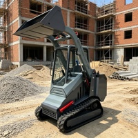 Chargeuse compacte télécommandée intelligente avec fonctionnement sécurisé pour les zones de construction dangereuses