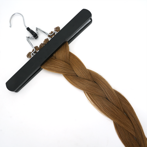 Extensions per capelli invisibili K-Tip marroni all'ingrosso, senza perdita di capelli, Remy vergini, punta piatta senza cuciture, capelli umani per bionde, qualità da salone - Product Image 3