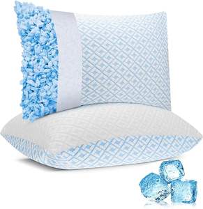 Versnipperde Kussens Van Traagschuim, Koelbedkussens Om Te Slapen, Wasbaar Afneembaar Hypoallergeen Kussen - Product Image 1
