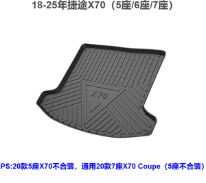 Jourm - Tapetes de Piso TPE para Jetour <span class=keywords><strong>X70</strong></span> Modelos 2020-2025 (ICE) Modelos LHD - Product Image 3