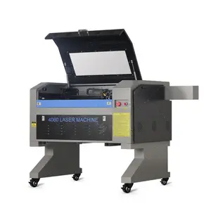 Cnc co2 6040 laser engraving cutting machine for wood leather jewelry plastic shoes stamp laser engraved