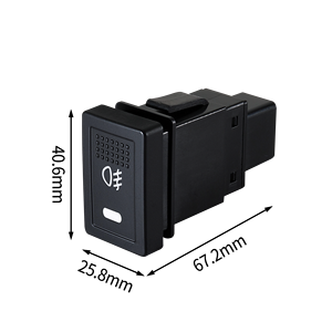 Cho Suzuki sương mù chuyển đổi ánh sáng 12V LED chùm nút điều khiển chuyển đổi ABS Chất liệu xe đèn pha chuyển đổi, Xe sửa đổi chuyển đổi - Product Image 2