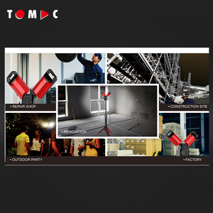 Luz de Trabajo LED TOMAC de 7000 Lúmenes y 18V, Soporte de Trípode Compatible con Baterías Makita, DeWalt, Milwaukee, <span class=keywords><strong>Bosch</strong></span>, Metabo y Stanley - Product Image 6