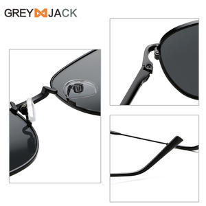 แว่นกันแดดทรงนักบินสำหรับผู้ชาย กรอบโลหะสีดำ เลนส์โพลาไรซ์ UV400 TAC ระดับ 2 สำหรับกิจกรรมกลางแจ้ง - Product Image 2