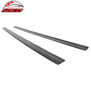 Faldones Laterales Estilo MX para Audi S5 2008-2017, Sin Pintar, Color Negro - Product Image 3